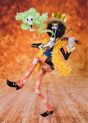 ONE PIECE FIGURA 20 CM BROOK HUMMING FIGUARTS ZERO                         