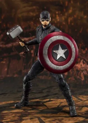 VENGADORES ENDGAME FIGURA 15 CM CAPITAN AMERICA BATALLA FINAL SH FIGUARTS  
