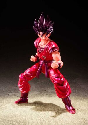 DRAGON BALL Z FIGURA 14 CM SON GOKU KAIOH-KEN SH FIGUARTS                  