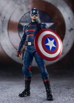 FALCON Y EL SOLDADO DE INVIERNO FIGURA S.H. FIGUARTS CAPTAIN AMERICA (JOHN F. WALKER) 15 CM