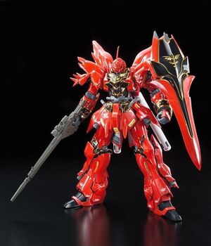 GUNDAM MODEL KIT RG SINANJU MSN-06S 1/144
