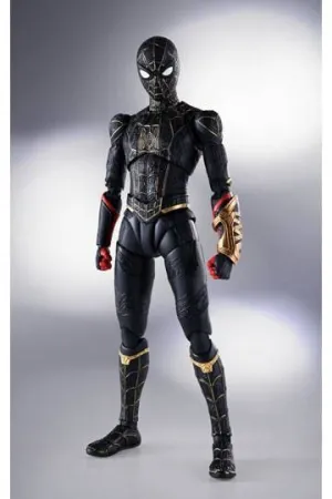 SPIDER-MAN NO WAY HOME FIGURA 15 CM MARVEL SPIDER-MAN BLACK & GOLD SUIT