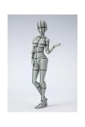 MUJER WIREFRAME KENTARO YABUKI COLOR GRIS FIGURA 13.5 CM