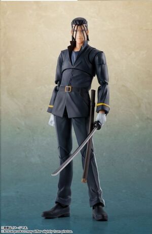 RUROUNI KENSHIN SH FIGUARTS FIGURA HAJIME SAITO 16,5 CM