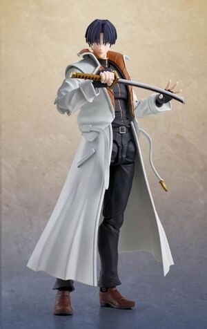 RUROUNI KENSHIN SH FIGUARTS AOSHI SHINOMORI 16,5 CM