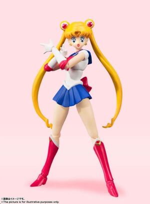 SAILOR MOON FIGURA SH FIGUARTS SAILOR MOON ANIMATION COLOR EDITION 14 CM