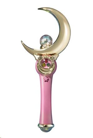 PRETTY GUARDIAN SAILOR MOON REPLICA 26 CM MOON STICK EDICIÓN COLOR BRILLANTE