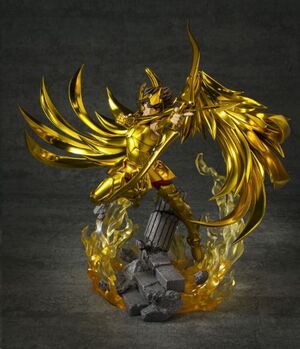 CABALLEROS DEL ZODIACO FIGURA FIGUARTS ZERO TOUCHE METALLIQUE SAGITTARIUS SEIYA 25 CM