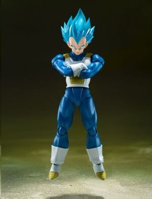 DRAGON BALL SUPER FIGURA S.H FIGUARTS SUPER SAIYAN GOD SUPER SAIYAN VEGETAUNWAVERING SAIYAN PRIDE 13,5 CM