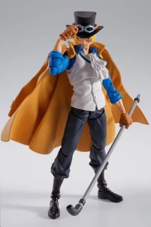 ONE PIECE FIGURA SH FIGUARTS JEFE DE ESTADO MAYOR DEL EJÉRCITO REVOLUCIONARIO SABO 15,5 CM