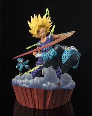 DRAGON BALL Z FIGUARTS ZERO PREMIUM SUPER SAIYAN 2 SON GOHAN ANGER EXPLODING INTO POWER EXTRA BATTLE 20 CM