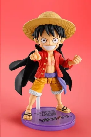ONE PIECE FIGURA WORLD COLLACTABLE FIGURES X S.H. FIGUARTS MONKEY D. LUFFY 8 CM