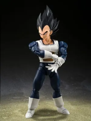 DRAGON BALL FIGURA S.H. FIGUARTS VEGETA OLD BATTLE CLOTHES 14 CM