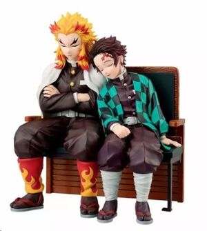 GUARDIANES DE LA NOCHE FIGURA ICHIBANSHO TANJIRO & KYOJURO RENGOKU LOCUS 17 CM