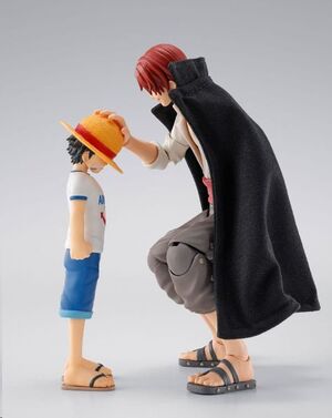 ONE PIECE PACK 2 FIGURAS SH FIGUARTS SHANKS & MONKEY D. LUFFY CHILDHOOD