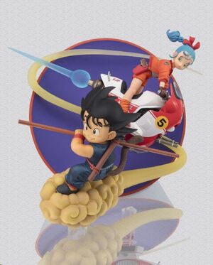 DRAGON BALL FIGUARTS ZERO COLECCION SHOP FIGURA SON GOKU & BULMA 18 CM