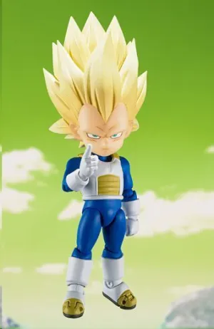 DRAGON BALL DAIMA FIGURA S.H.FIGUARTS SUPER SAIYAN LEVEL 3 VEGETA (MINI) DAIMA 8 CM