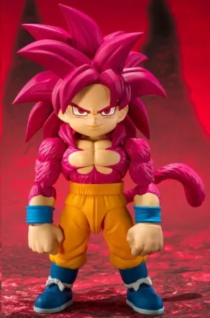 DRAGON BALL DAIMA SH FIGUARTS COLLECTORS SHOP FIGURA MINI SON GOKU SUPER SAIYAN 4 8CM