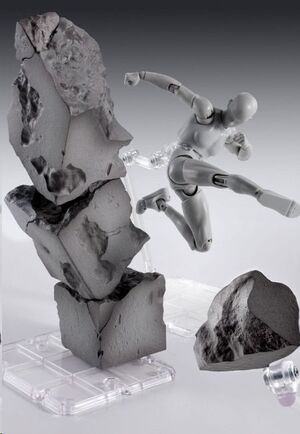 TAMASHII EFFECT ACCESORIO PARA FIGURAS CONCRETE CRASH FOR S.H.FIGUARTS