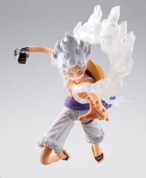 ONE PIECE FIGURA S.H.FIGUARTS MONKEY D. LUFFY GEAR 5 -FUTURE ISLAND EGGHEAD 15 CM