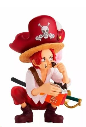 ONE PIECE FIGURA ISKHO SHANKS 9 CM