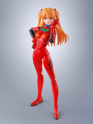 EVANGELION S.H.FIGUARTS FIGURA ASUKA SHIKINAMI LANGLEY 14 CM