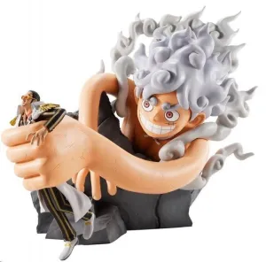ONE PIECE REVIBLE MOMENT ICHIBANSHO LUFFY GEAR 5 VS BORSALINO 20 CM