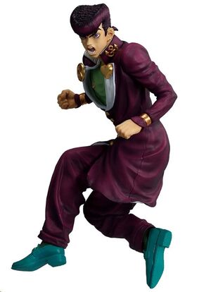 JOJO'S BIZARRE ADVENTURE FIGURA ICHIBANSHO JOSUKE HIGASHIKATA STAND RUSH 21 CM
