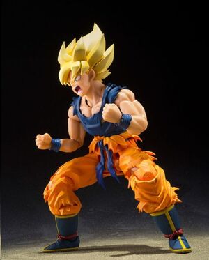 DRAGON BALL Z FIGURA S.H.FIGUARTS SUPER SAIYAN SON GOKU (FIGHTER OF RAGE) 14 CM