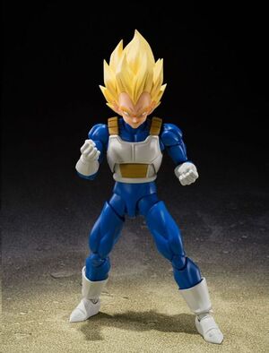 DRAGON BALL Z FIGURA S.H.FIGUARTS SUPER SAIYAN VEGETA (DANGEROUS PRIDE) 14 CM