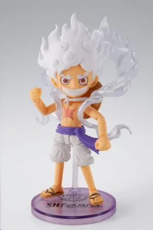 ONE PIECE FIGURA WORLD COLLACTABLE FIGURES X S.H. FIGUARTS MONKEY D. LUFFY GEAR 5 8 CM
