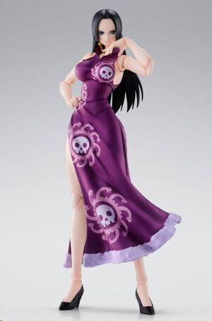 ONE PIECE FIGURA S.H.FIGUARTS BOA HANCOCK -MARINEFORD- 16 CM
