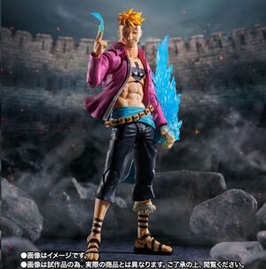 ONE PIECE FIGURA S.H.FIGUARTS MARCO MARINEFORD 17 CM