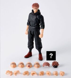 JUJUTSU KAISEN FIGURA S.H. FIGUARTS YUJI ITADORI SUKUNA'S VESSEL 15 CM