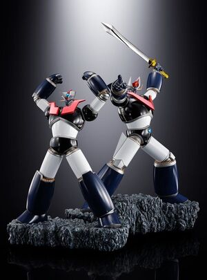 MAZINGER FIGUARTS ZERO METALLIC TOUCH ESTATUAS PVC DOUBLE MAZINGER 21 CM