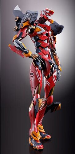 NEON GENESIS EVANGELION FIGURA DIECAST METAL BUILD EVA PRODUCTION MODEL-02 30TH WITH THE SPEAR OF CASSIUS 22 CM