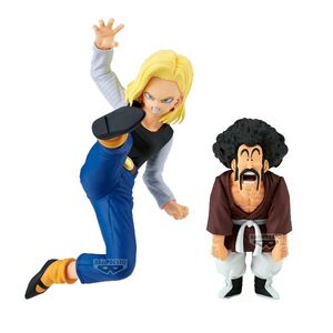 DRAGON BALL Z FIGURA PACK MARCH MAKERS ANDROID 18 & SATAN 11/8 CM