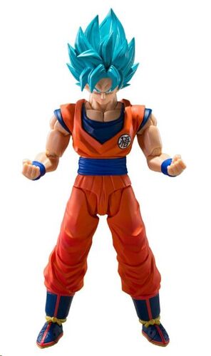 DRAGON BALL SUPER FIGURA S.H.FIGUARTS SUPER SAIYAN GOD SUPER SON GOKU (BLUE POWER TRANSCENDING LIMITS) 15 CM