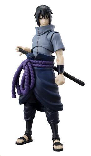 NARUTO FIGURA S.H.FIGUARTS SASUKE UCHIHA SOLITARY SHINOBI 15 CM