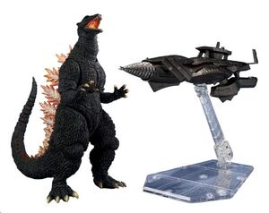 GODZILLA: FINAL WARS FIGURA S.H.MONSTERARTS GODZILLA HEAT RAY VER. VS. NEW GOTENGO 16 CM