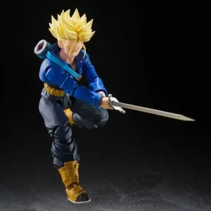 DRAGON BALL Z FIGURA S.H. FIGUARTS SUPER SAYAN TRUNKS THE BOY FROM THE FUTURE 14 CM