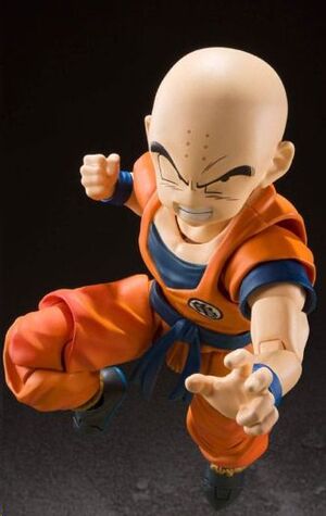 DRAGON BALL Z FIGURA S.H. FIGUARTS KRILLIN-EARTH'S STRONGEST MAN 17 CM