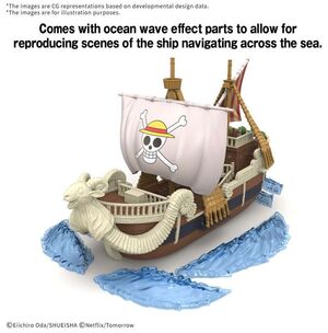 ONE PIECE FIGURA MODEL KIT GOING MERRY NETFLIX GRAND SHIP COLLECTION