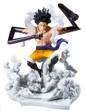 ONE PIECE FIGURA MONKEY D LUFFY GEAR 4 SENKOKKEI 15CM
