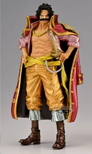 ONE PIECE FIGURA GOLD D ROGER KING OF ARTIST 23CM