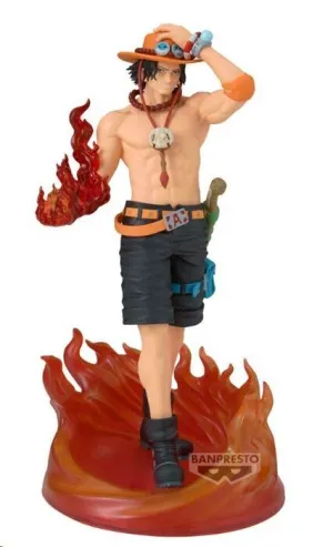 ONE PIECE FIGURA THE SHUKKO PORTGAS D.ACE 20 CM