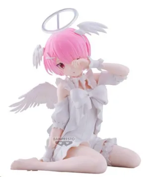 RE:ZERO FIGURA RAM SWEET ANGEL RELAX TIME 13 CM