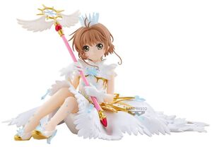CARDCAPTOR SAKURA CLEAR CARD ESTATUA SAKURA KINOMOTO 14CM