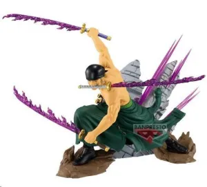 ONE PIECE FIGURA BANPRESTO RORONOA ZORO THEORAMA SOUL 21CM