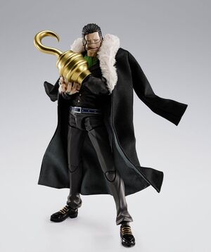 ONE PIECE S.H.FIGUARTS FIGURA SIR CROCODILE -MARINEFORD- 18 CM